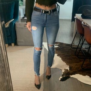 Distressed Madewell Jeans